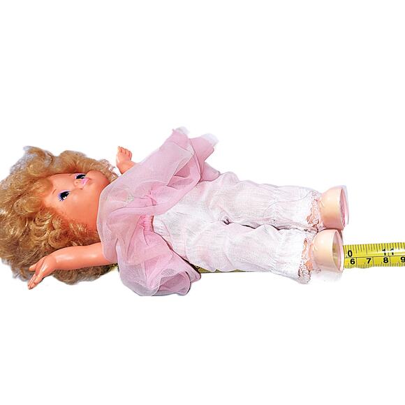 10" Vintage 1990's Pretty in Pink Wind Up Dancing Ballerina Doll By Mattel Works - Picture 2 of 6